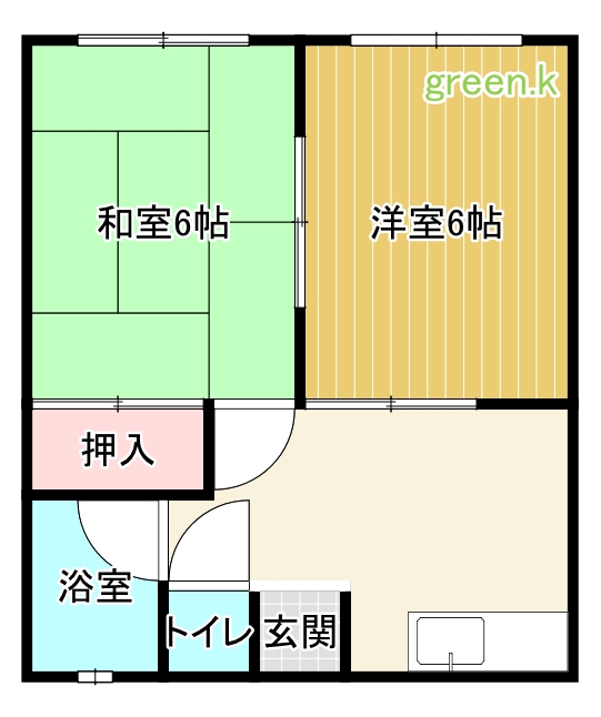 渋谷荘間取